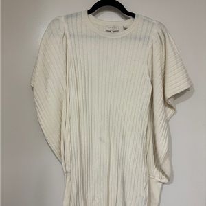 Ted Baker cream white sweater dress